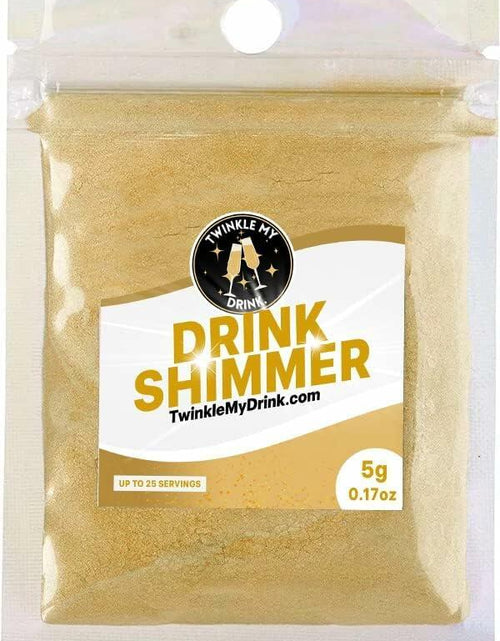 Load image into Gallery viewer, Twinkle My Drink Royal Gold Edible Drink Glitter 5g Premium Shimmer

