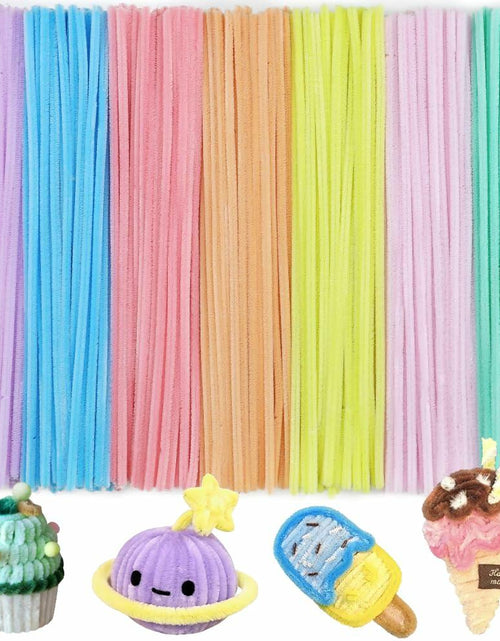 Load image into Gallery viewer, Green Glitter Pipe Cleaners Craft Supplies Arts &amp; Crafts DIY 12in
