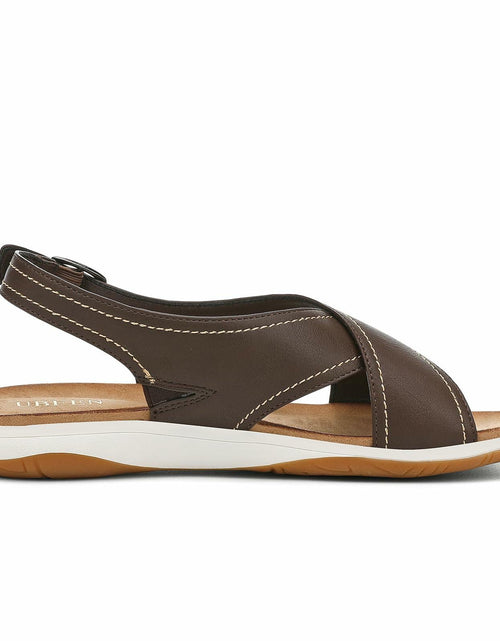 Load image into Gallery viewer, UBFEN Womens Flat Sandals Arch Support Open Toe Adjustable Slingback US 7
