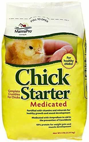 Load image into Gallery viewer, Chick Feed Medicated 5lb Poultry Starter Feed Healthy Growth Nutrition

