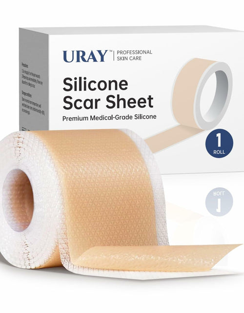 Load image into Gallery viewer, URAY Silicone Scar Tape Medical Grade 120"x1.5" Roll Reusable Extra Long
