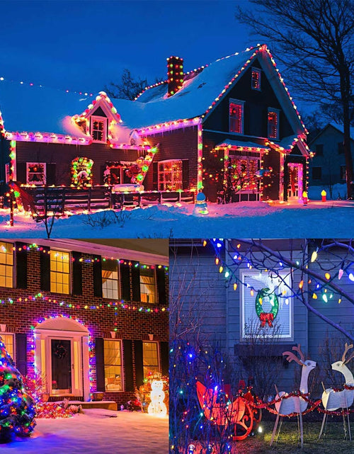 Load image into Gallery viewer, Veeydrut Solar String Lights 2 Pack 50 LED 23FT Waterproof Multicolor Outdoor
