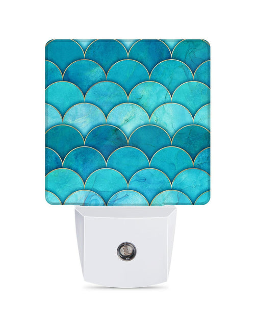 Load image into Gallery viewer, Caifujiqi Night Light Plug-in Dusk to Dawn Sensor White LED Plastic Modern
