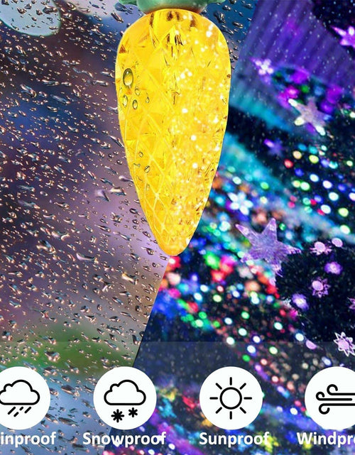 Load image into Gallery viewer, Veeydrut Solar String Lights 2 Pack 50 LED 23FT Waterproof Multicolor Outdoor
