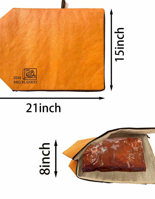 Load image into Gallery viewer, ZDH BBQ Blanket Meat Resting Bag 21in Yellow Reusable Foldable Washable
