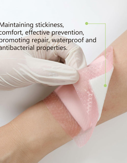 Load image into Gallery viewer, Pointmass 5 Pack 4"x4" Silicone Foam Dressing Waterproof Wound Care OPEN BOX
