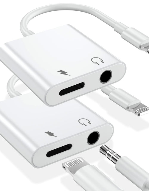 Load image into Gallery viewer, esbeecables Lightning to 3.5mm Audio &amp; Charger Adapter 3-Port Lightweight
