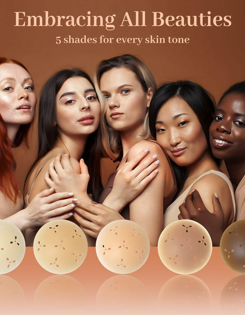 Load image into Gallery viewer, Hotoo Reusable Silicone Nipple Covers Pasties for Strapless Dresses Crème
