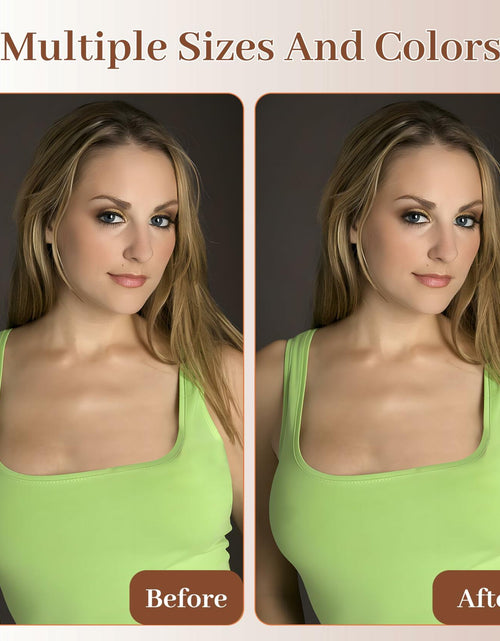 Load image into Gallery viewer, Hotoo Reusable Silicone Nipple Covers Pasties for Strapless Dresses Crème
