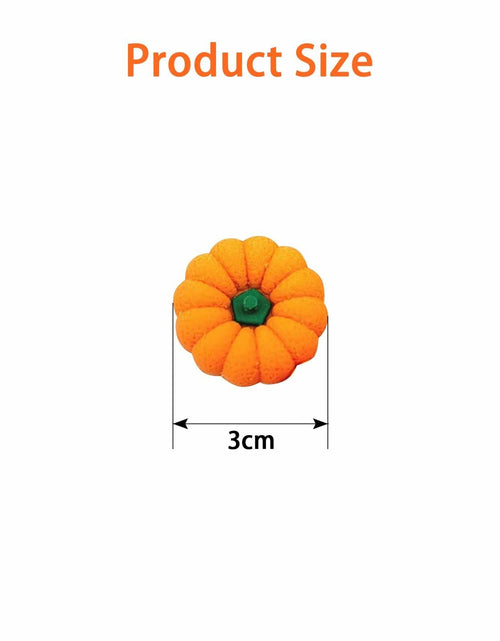 Load image into Gallery viewer, RUIFUU 18Pcs Halloween Pumpkin Erasers Bulk Mini 3D Fall Classroom Prize

