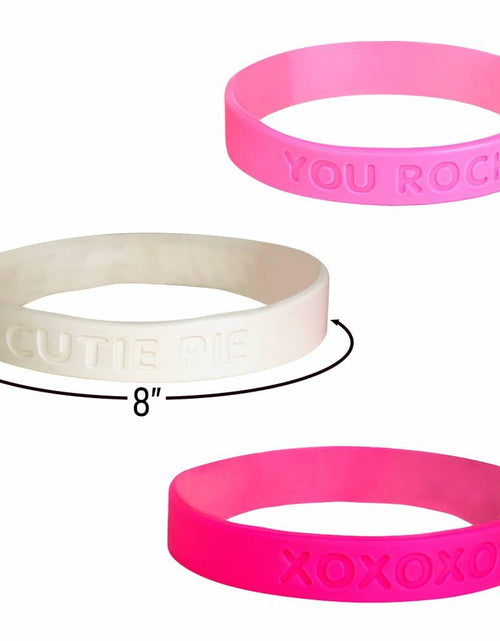 Load image into Gallery viewer, Rhode Island Novelty 8" Valentine's Rubber Bracelets - 24 Pieces
