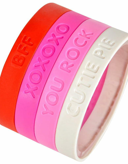 Load image into Gallery viewer, Rhode Island Novelty 8" Valentine's Rubber Bracelets - 24 Pieces
