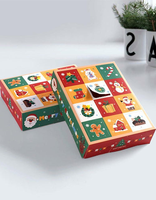 Load image into Gallery viewer, IPEWOEF 5PCS Christmas Gift Boxes 12-Grid Advent Surprise DIY Holiday Box
