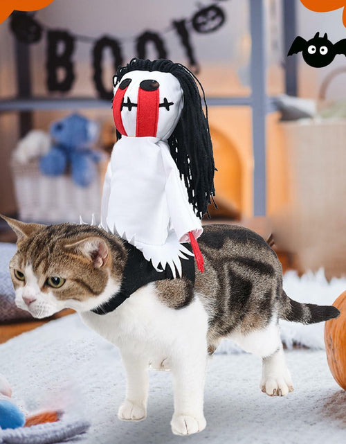 Load image into Gallery viewer, stepsin Dog Halloween Ghost Riding Saddle Costume Female Ghost Size S-M
