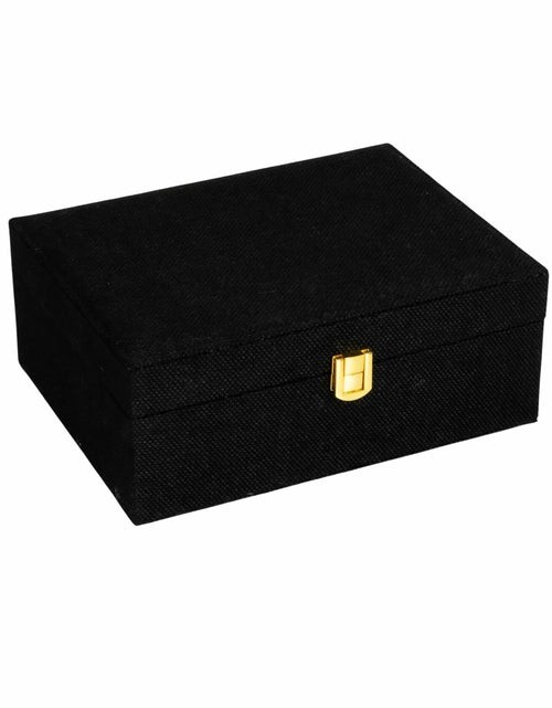 Load image into Gallery viewer, Household Essentials Vegan Leather Travel Jewelry Organizer Box Caramel
