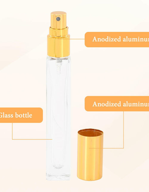 Load image into Gallery viewer, 5PCS 10ml Mini Perfume Refillable Bottles Travel Atomizer Set with Dispenser
