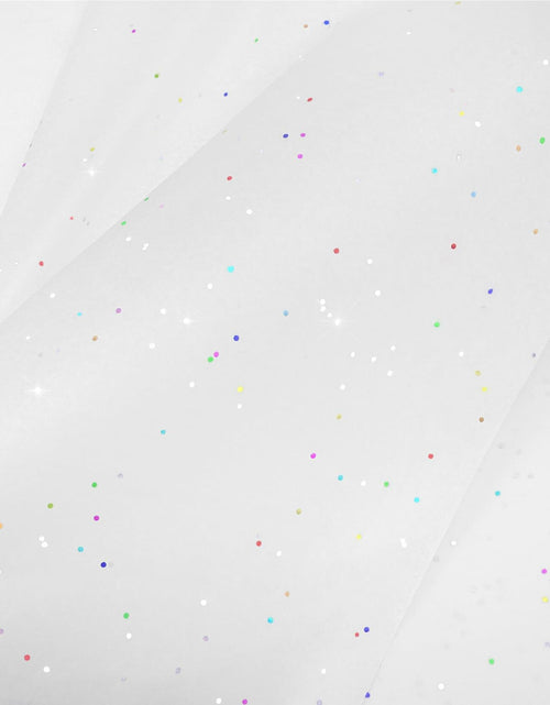 Load image into Gallery viewer, MR FIVE White Glitter Tissue Paper 14x20in 100 Sheets White Sparkle
