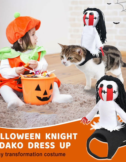 Load image into Gallery viewer, stepsin Dog Halloween Ghost Riding Saddle Costume Female Ghost Size S-M
