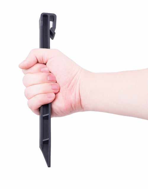 Load image into Gallery viewer, YANEYRIE Landscape Anchoring Spikes 10in Spiral Nylon Black 10PCS
