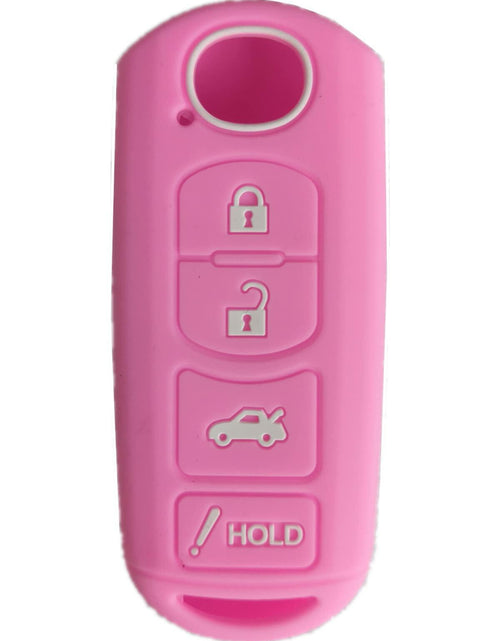 Load image into Gallery viewer, KAWIHEN Silicone Key Fob Cover Pink for Mazda 3 6 CX-7 CX-9 MX-5 Miata
