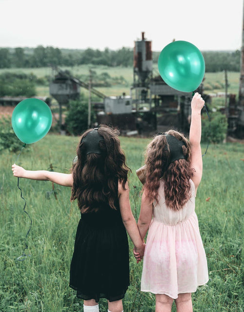 Load image into Gallery viewer, QIKOOLAA Pearl Green 12in Latex Balloons 120 Pack Green Christmas Party
