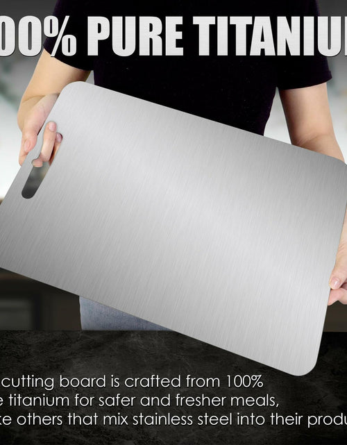Load image into Gallery viewer, GAUDORA Titanium Cutting Board Non Slip Dishwasher Safe 14x10 in
