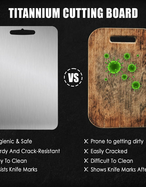 Load image into Gallery viewer, GAUDORA Titanium Cutting Board Non Slip Dishwasher Safe 14x10 in
