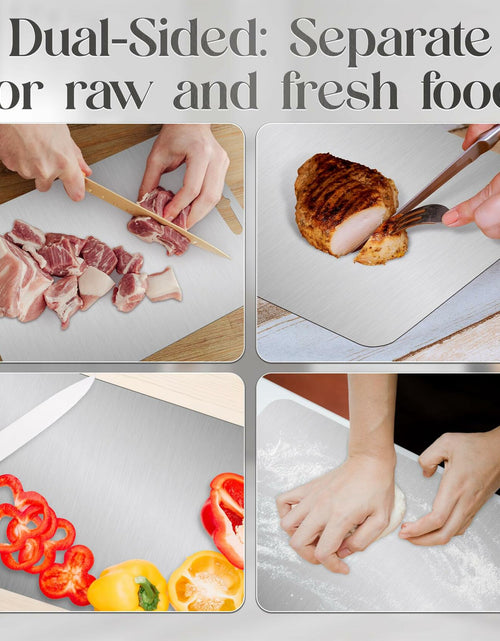 Load image into Gallery viewer, GAUDORA Titanium Cutting Board Non Slip Dishwasher Safe 14x10 in

