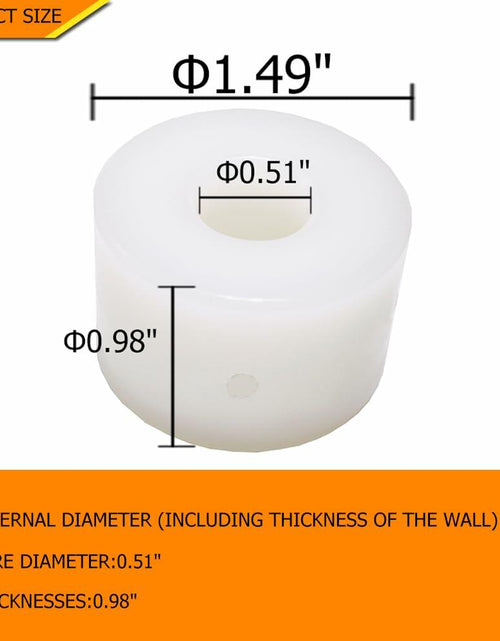 Load image into Gallery viewer, JIN BETTER GRILL PARTS Auger Motor Bushing Replacement ABS Milky White
