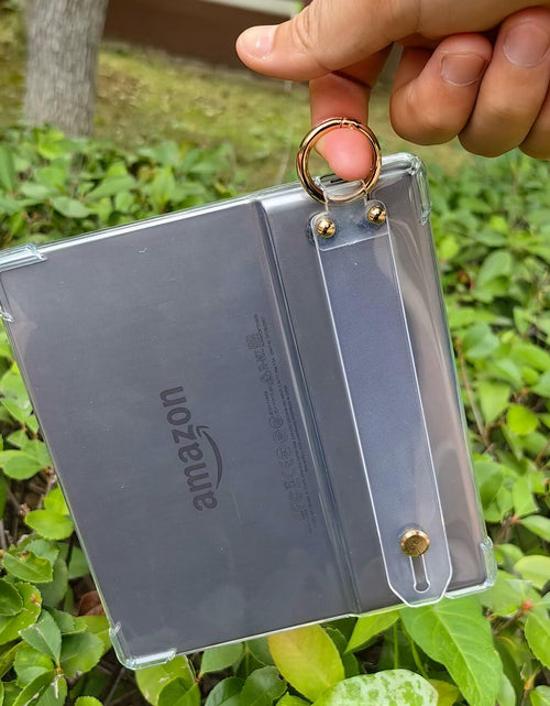 Load image into Gallery viewer, UMUBUHOMS Clear Silicone Case Hand Strap for 7 Inch Kindle Oasis 9th/10th Gen
