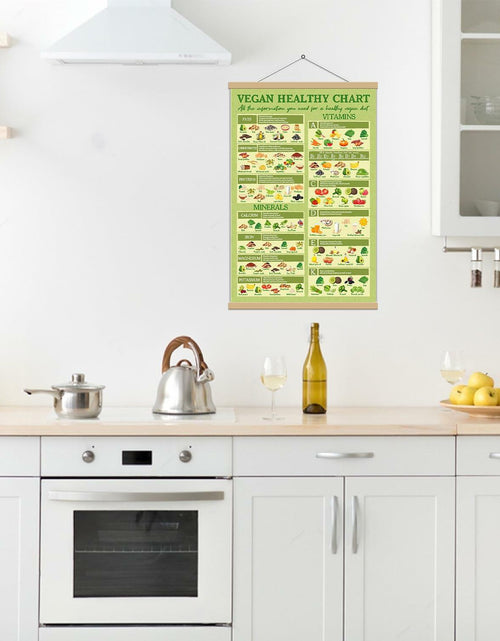 Load image into Gallery viewer, 5M BOX Vegan Healthy Food Guide Canvas Poster 12x18 Landscape Vegan Food
