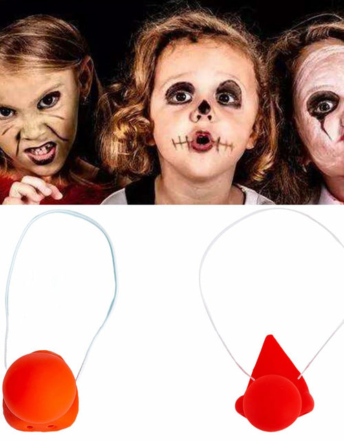 Load image into Gallery viewer, LIANXUE Funny Red Rubber Clown Nose Halloween Costume Prop Kid Adult
