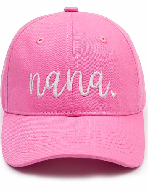 Load image into Gallery viewer, KOLWOVEN Nana Baseball Hat Adjustable Cap Women Pink One Size
