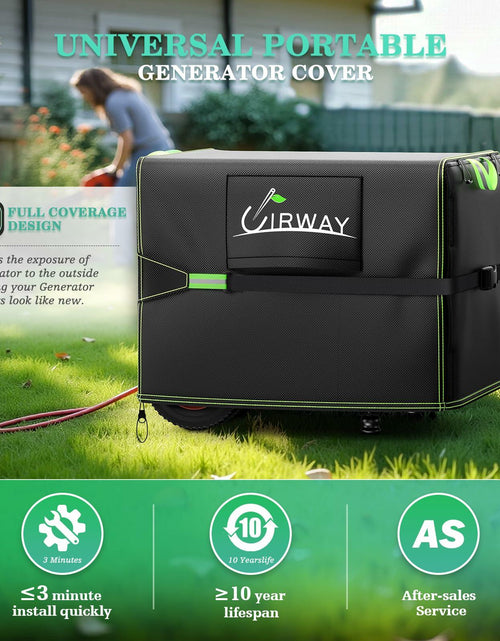 Load image into Gallery viewer, UIRWAY Generator Cover Waterproof 24x18x20in 600D UV-Resistant Heavy Duty
