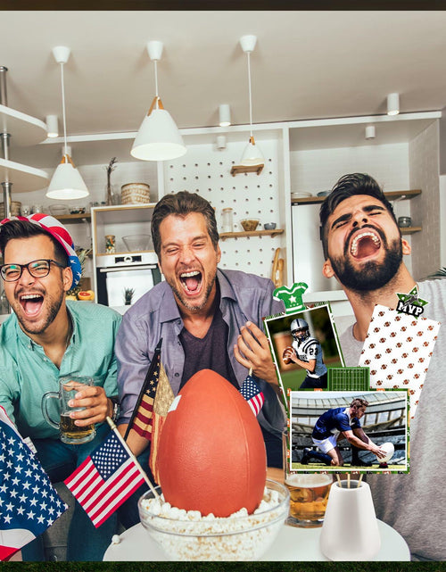 Load image into Gallery viewer, Weekgrat 30 PC Football Party Decorations Table Centerpiece 4x6 Photo Holders
