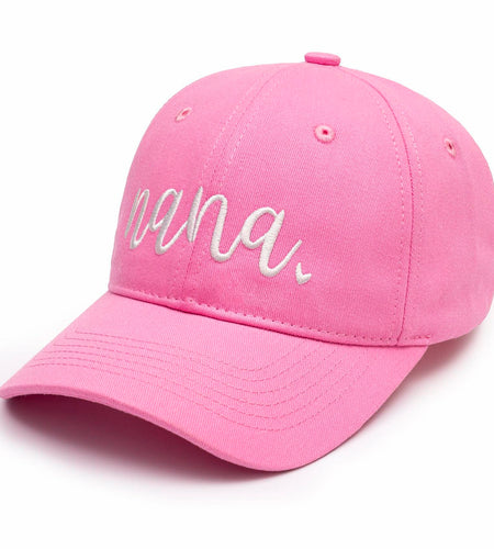 KOLWOVEN Nana Baseball Hat Adjustable Cap Women Pink One Size