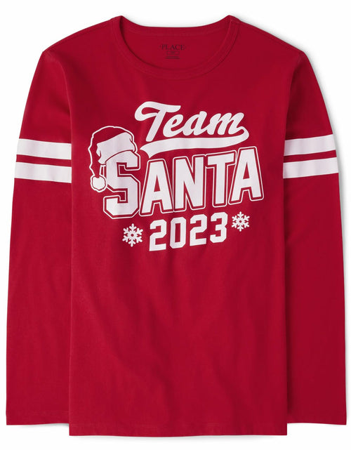 Load image into Gallery viewer, The Children's Place Unisex Long &amp; Short Sleeve Christmas Santa T-shirt Size 3XL
