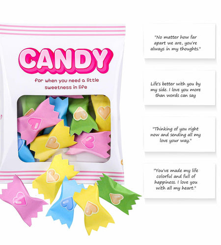 Sadnyy DIY Emotional Support Candy Bags 24 Count Positive Affirmation Kit