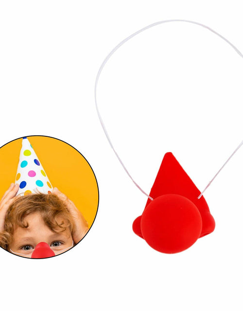 Load image into Gallery viewer, LIANXUE Funny Red Rubber Clown Nose Halloween Costume Prop Kid Adult
