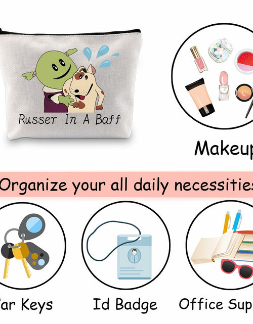 Load image into Gallery viewer, JXGZSO Cartoon Cosmetic Makeup Zipper Bag Russer In A Baff Polyester
