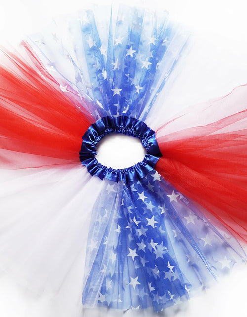 Load image into Gallery viewer, SUFEINI Women's Plus Size Usa Star Tutu Skirt Dance Ballet Halloween Size Plus
