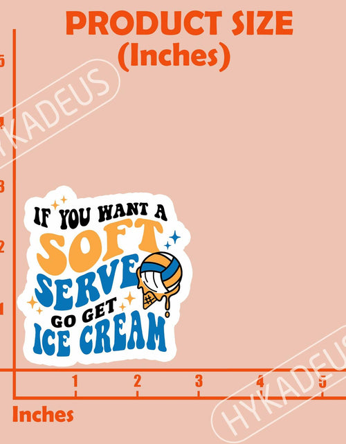 Load image into Gallery viewer, HYKADEUS Funny Volleyball Stickers Motivational Decal 3"x2.9" 3Pcs Vinyl
