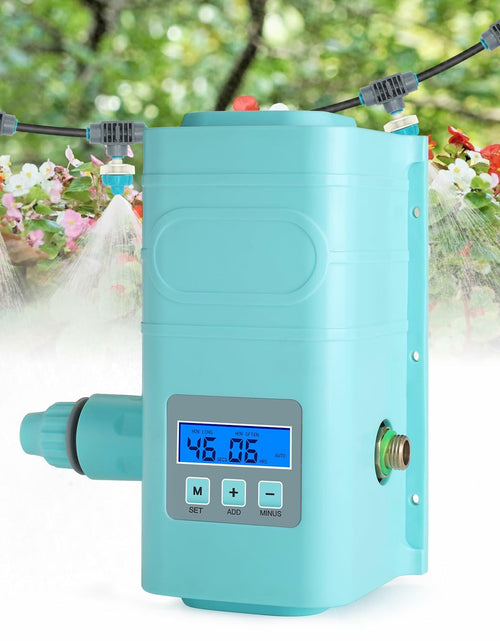 Load image into Gallery viewer, RUNWUSHENG Automatic Drip Irrigation Sprinkler Kit LCD Display 15 Nozzles
