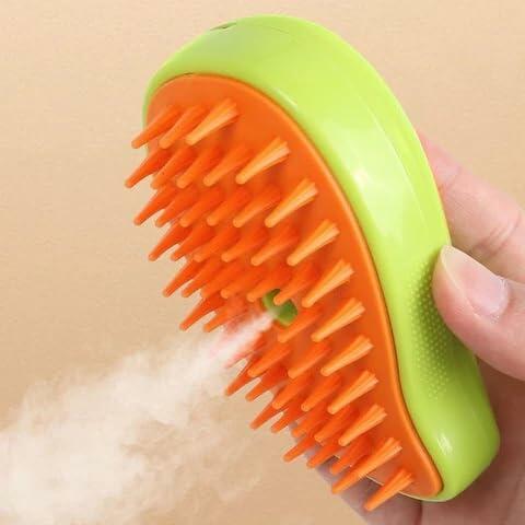 Load image into Gallery viewer, MCEG Pet Steam Brush for Cats &amp; Dogs Shedding Indoor Grooming Tool
