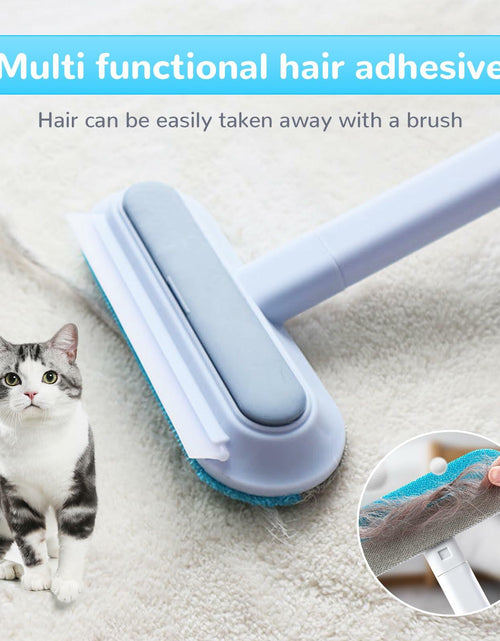 Load image into Gallery viewer, Generic Pet Hair Remover Glove 4-in-1 Brush 17in Handle Black Ergonomic Grip
