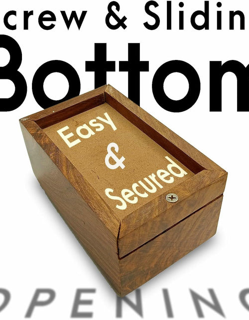 Load image into Gallery viewer, AYZCORP Wooden Urn Infinity Love Design Rosewood Pet Cremation Box
