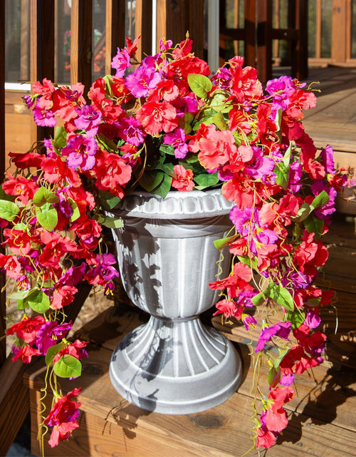 Load image into Gallery viewer, Ivydale Artificial Hibiscus Hanging Flowers UV Resistant Outdoor 2pcs Fuchsia
