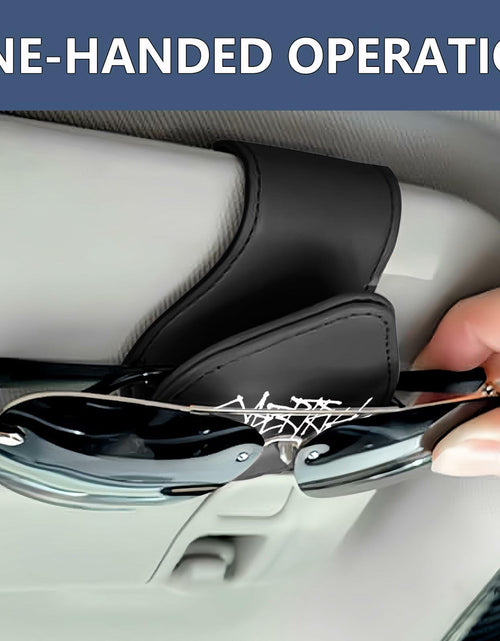 Load image into Gallery viewer, TSTESE Car Sunglass Holder Tesla Cybertruck 2024-2025 Leather White Organizer
