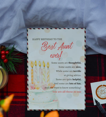 BlinkWishes Birthday Card for Bonus Brother with Envelope and Seal