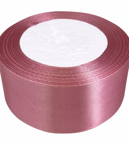 25 Yards 1.5" Pink Satin Ribbon for Weddings, Crafts, Bouquets & Gift Wrapping